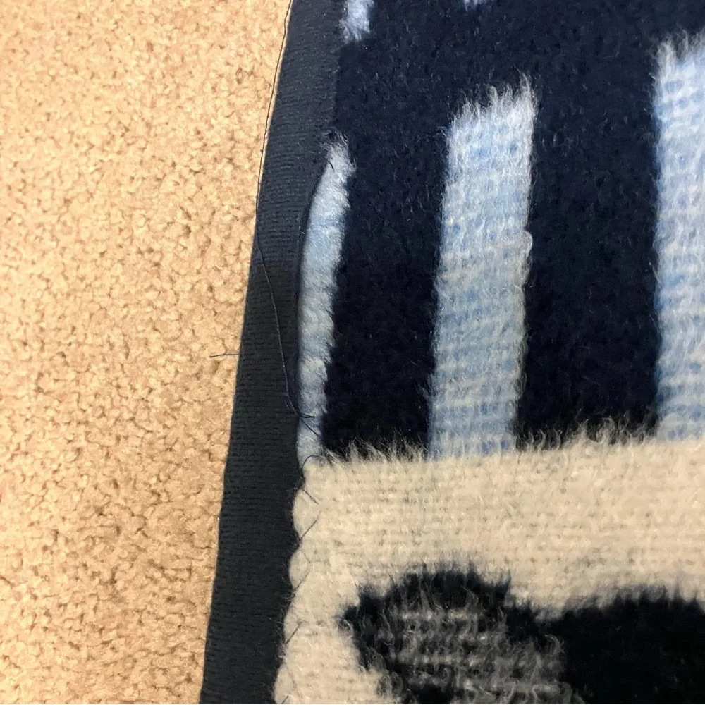VTG 1986 Vuteks for‎ Crown Crafts Farm Animal Blanket Heavy Fleece 55x70